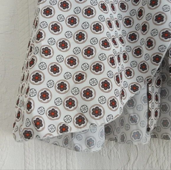 Sexy Kimono Blouse Tie Front Pink Patchwork Boho Western Flowy Floral Pastel MED - Picture 7 of 10